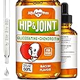 Dog Joint Supplement – Glucosamine Chondroitin for Dogs and Puppies – MSM in The Composition – Care for Joints, Muscles, & Ligaments – Bacon Flavor – 2 Oz