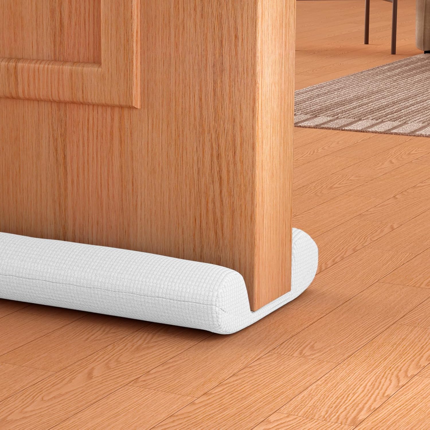 Draft Stoppers - Door Draft Stopper,New Corn Pellet Flannel Door Draft Stoppers for Bottom of Door,30-36