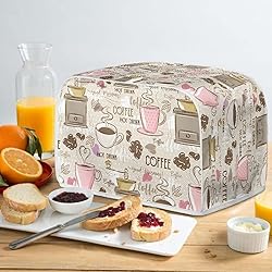 Talayituse Coffee Theme 2 Slice Toaster Covers Dust
