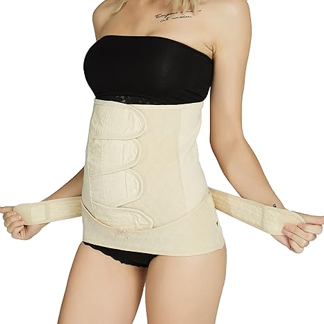 Neotech Care Postpartum Gürtel & Beckengurt - Baumwolle - Bauchnabelbandage für Bauchstraffung - für die Körperformung, Bauch