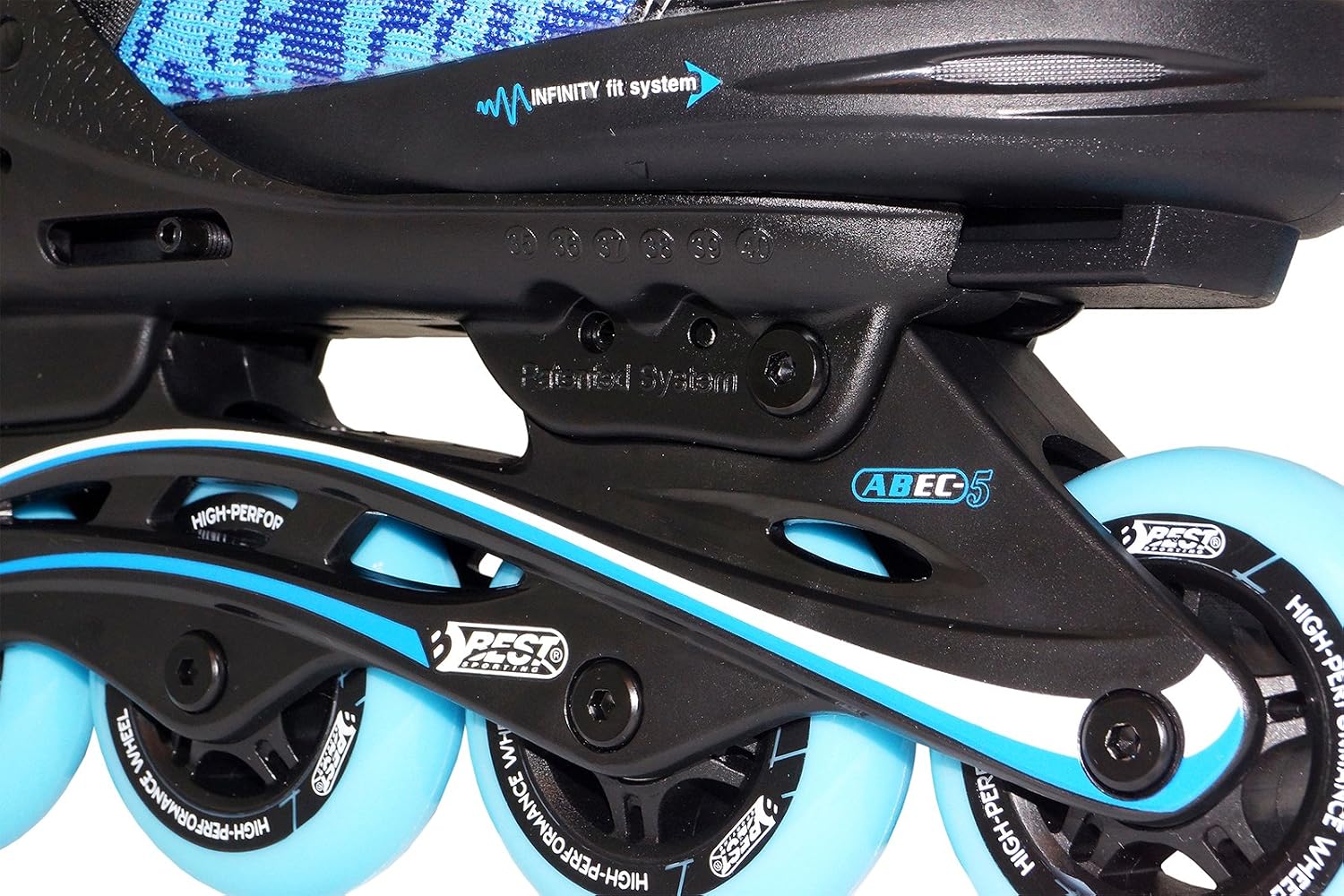 Best Sport 30113 Inline Skates for Children, Blue/Black, Size 29-34 - Image 5