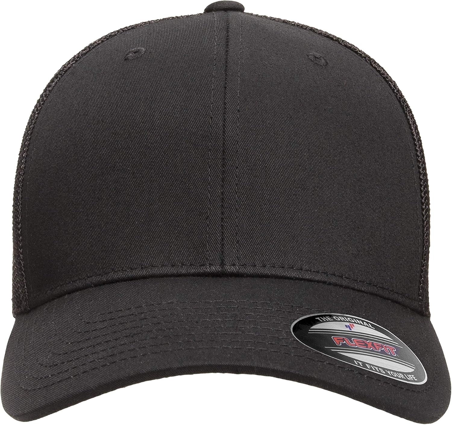 Flexfit Unisex-Adult's Trucker Mesh Cap, Black: Flexfit: Clothing