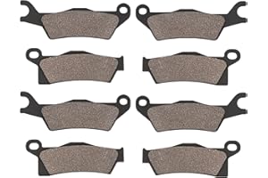 AWSZH Front and Rear Brake Pads fit for Can-Am Renegade 500 Outlander 1000 500 650 800R Outlander Max 1000 450 500 800R Can-A