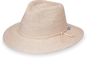 Wallaroo Hat Company Women’s Victoria Fedora – UPF 50+ UV Protection, Wide Brim, Medium Size, Packable & Adjustable Sun Hat