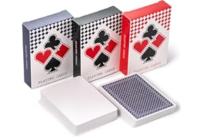 Apostrophe Games Blank Playing Cards – 162pcs Blank Playing Cards to Write On – Custom Card Deck for DIY Games & Prototyping