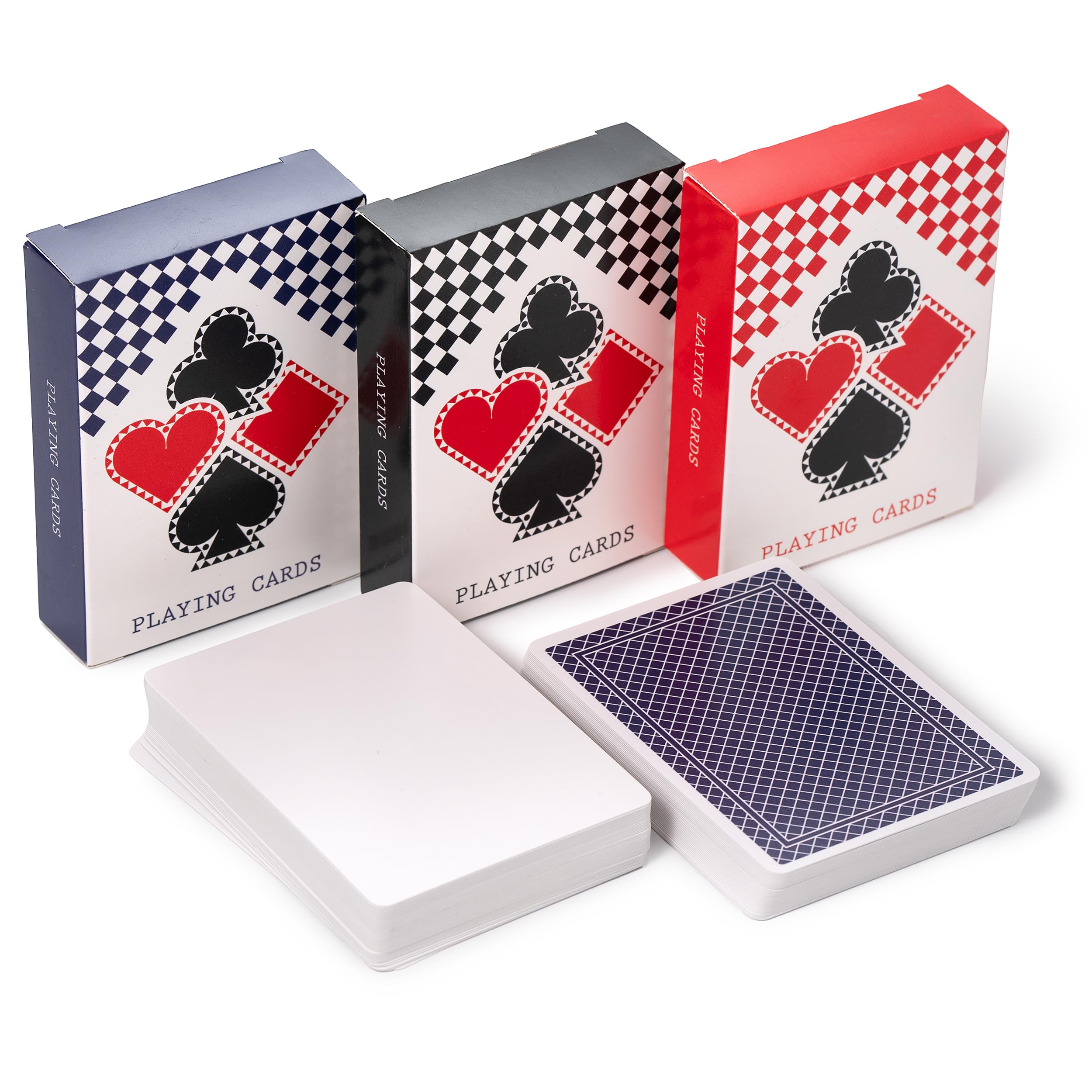 APOSTROPHE Games Blank Playing Cards – 162pcs Blank Playing Cards to Write On – Custom Card Deck for DIY Games & Prototyping — image 1