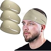 Gymreapers Workout Headbands for Men & Women-Comfortable Sweat Absorbing Band to Keep Hair Back During Running Sports Gym Cycling and Outdoor Activities