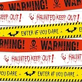 Halloween Decorations, Caution Tape 3in x 30Ft,3Pcs Halloween Warning Tape | Halloween Caution Tape, Halloween Tape Scary Warning Tape Haunted Houses, Halloween Decor Party Decorations Indoor Outdoor