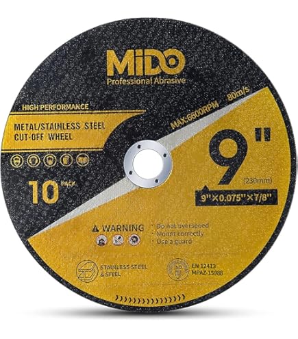 Amazon.com: Metabo 655799000 9 in. x 1/16 in. A46TZ Type 27