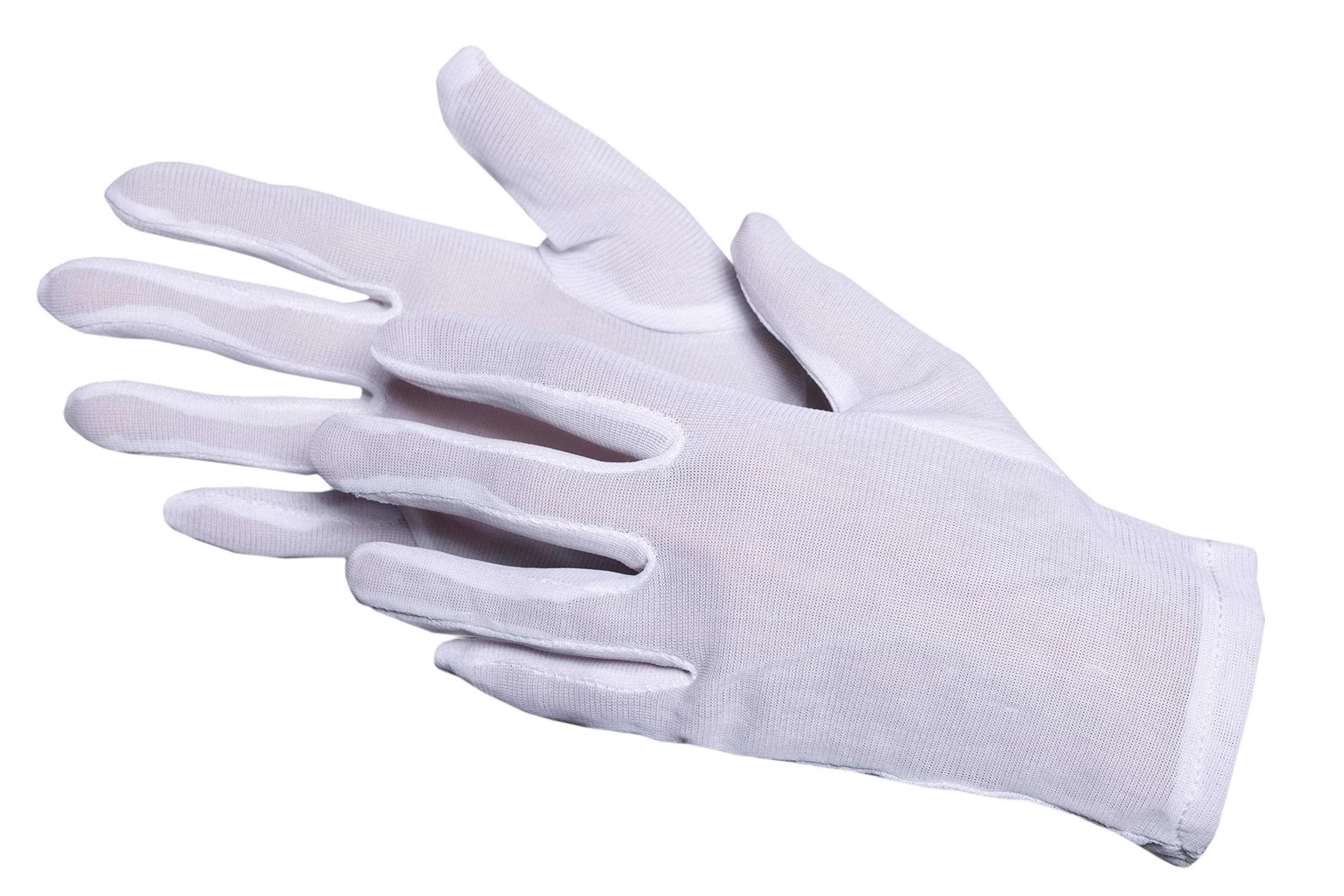 JAH Knitted Cotton/Polyamide Gloves with PVC Grip Dots – Non-Slip Grip for Warehouse, Assembly & Shipping