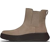 FitFlop Women's F-Mode Suede Flatform Chelsea Boots 2-Tone Elastic