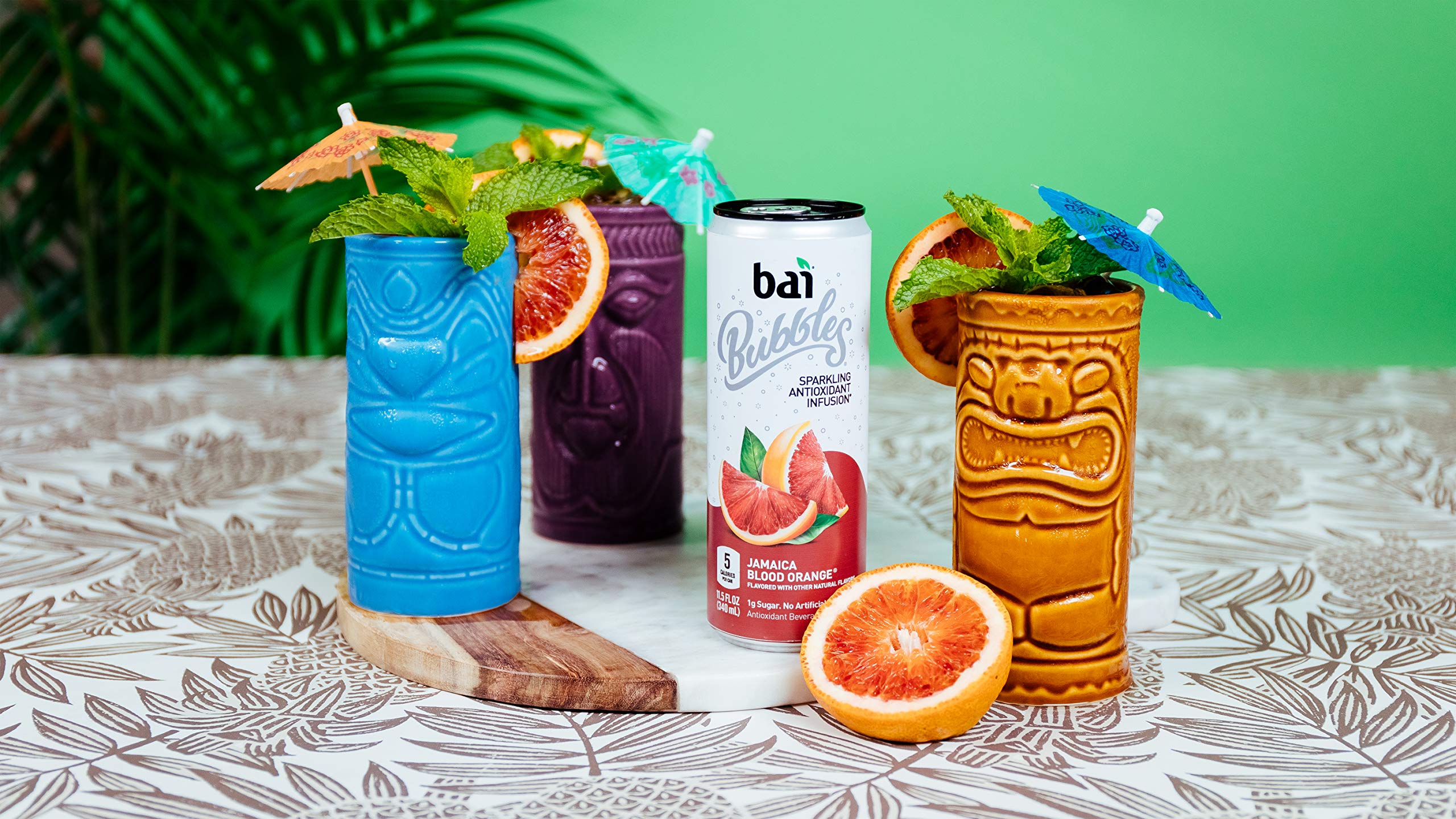 Bai Bubbles, Sparkling Water, Jamaica Blood Orange, Antioxidant Infused