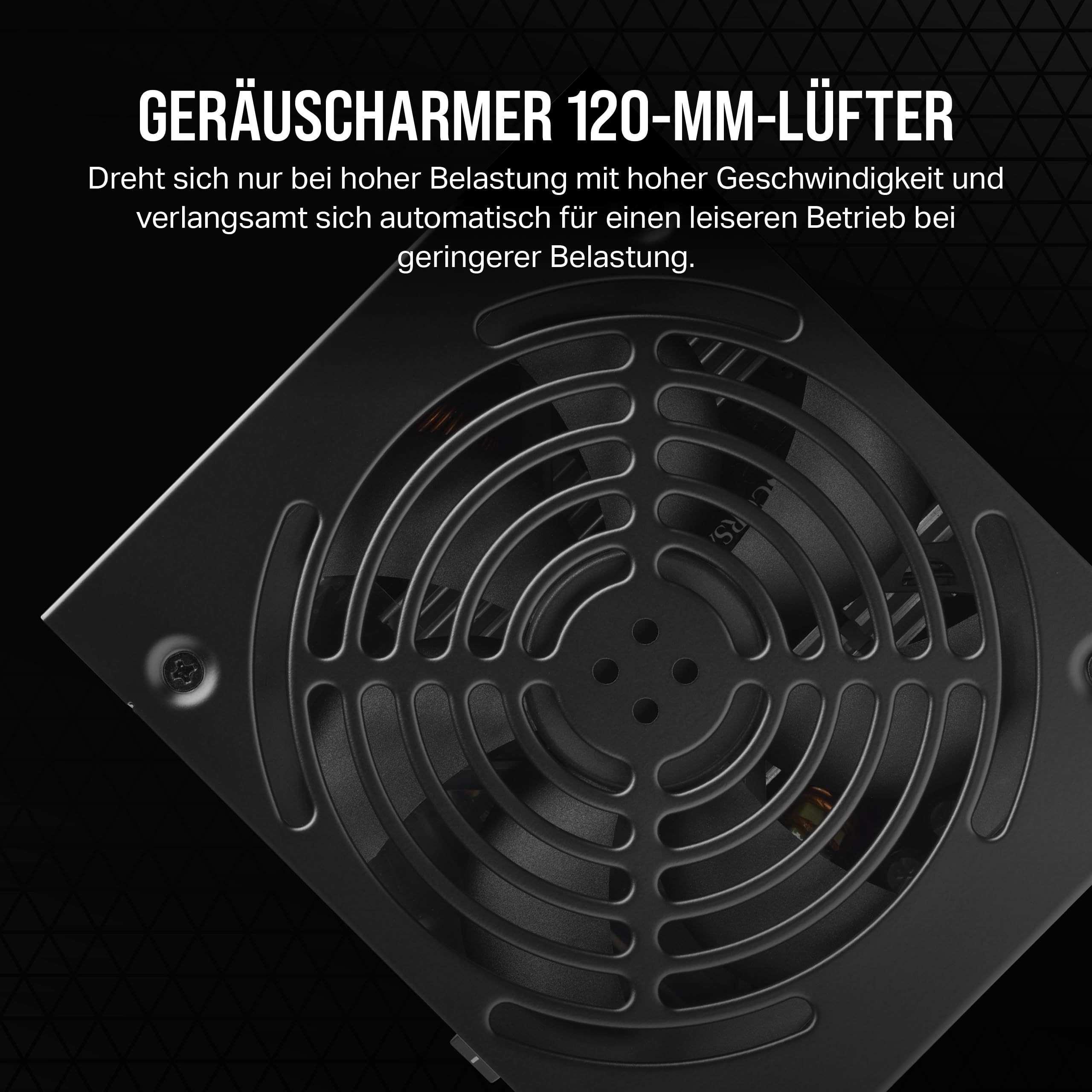 CORSAIR CX650 ATX 650W Netzteil - 80 Plus Bronze Zertifiziert - Geräuscharm - Ummantelte Kabel - Nicht Modular - EU - Schwarz 3