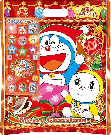 Amazon ハート ドラえもんxmお菓子袋 菓子6種入 ハート スナック菓子 通販