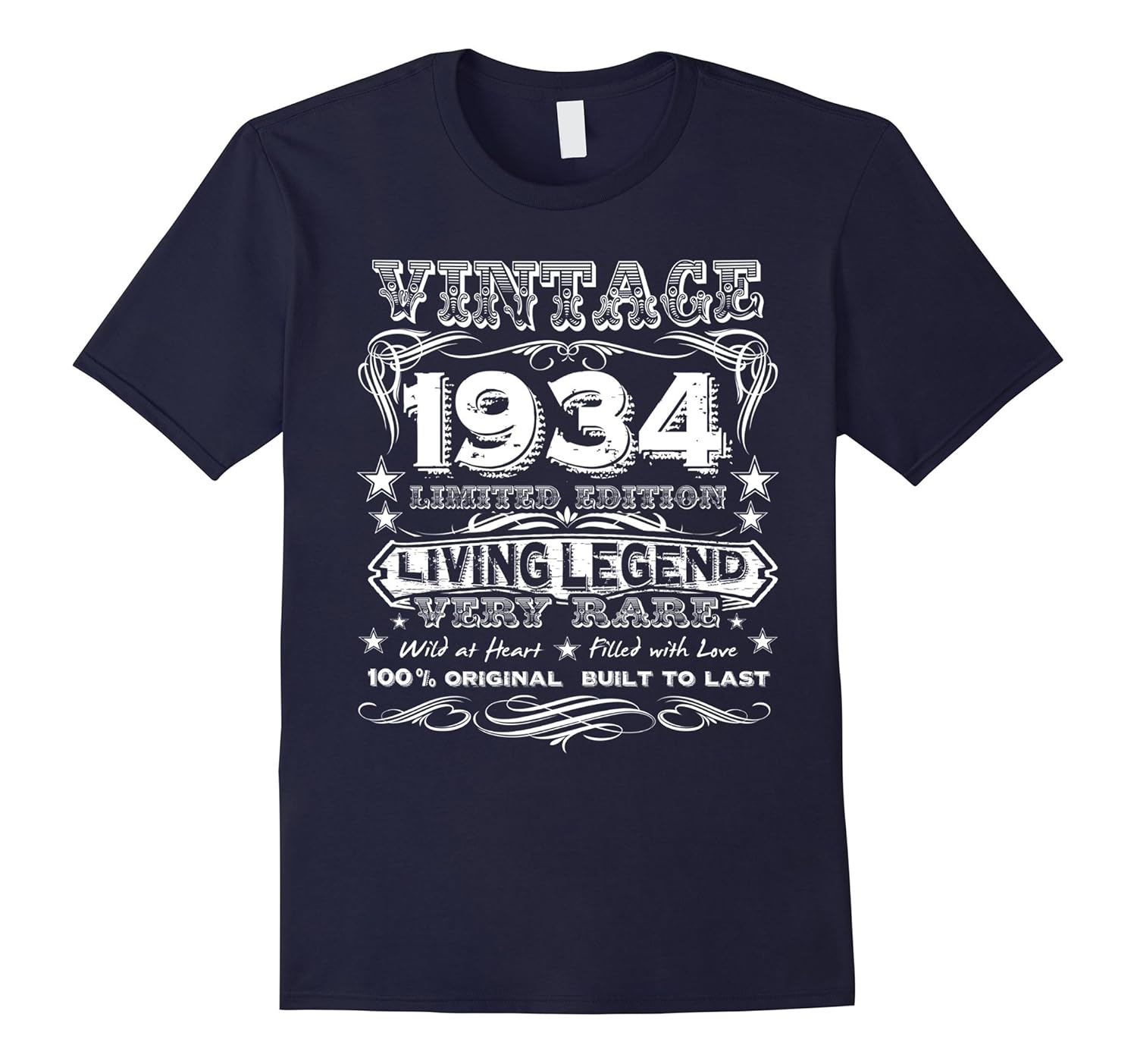 Vintage 1934 - Funny 83 Years Old 83rd Birthday Gift T-Shirt-ANZ