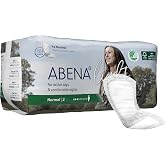 Abena Light Premium Incontinence Pads, (Sizes 0 To 4A) Size 2, 12 Count | One Size Fits Most