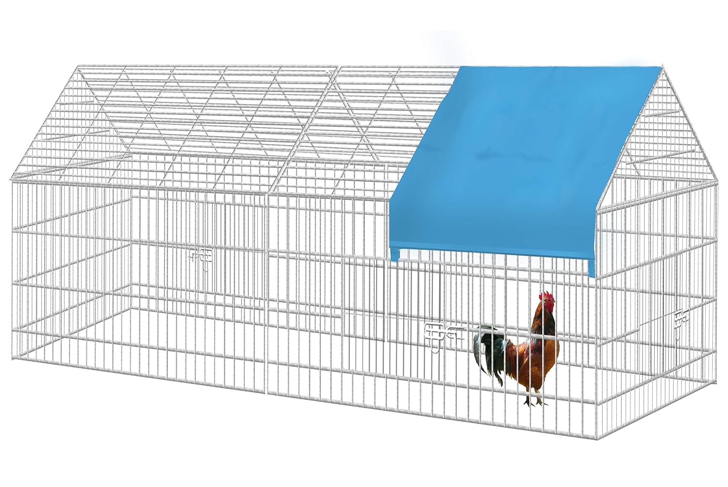 Speedwellstar 103 Cm Tall Large Pet Pen Cage Metal Outdoor Chicken