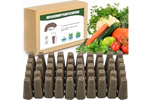 Ambgrow Grow Sponges Seed Starter Pods, Indoor Plants Hydroponics Supplies Compatible with QYO, LYKO,Idoo Hydroponics Growing System(Square)-50 Pack