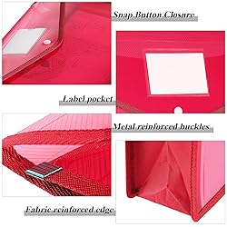 10 Pieces B4 Plastic File Folders Envelope