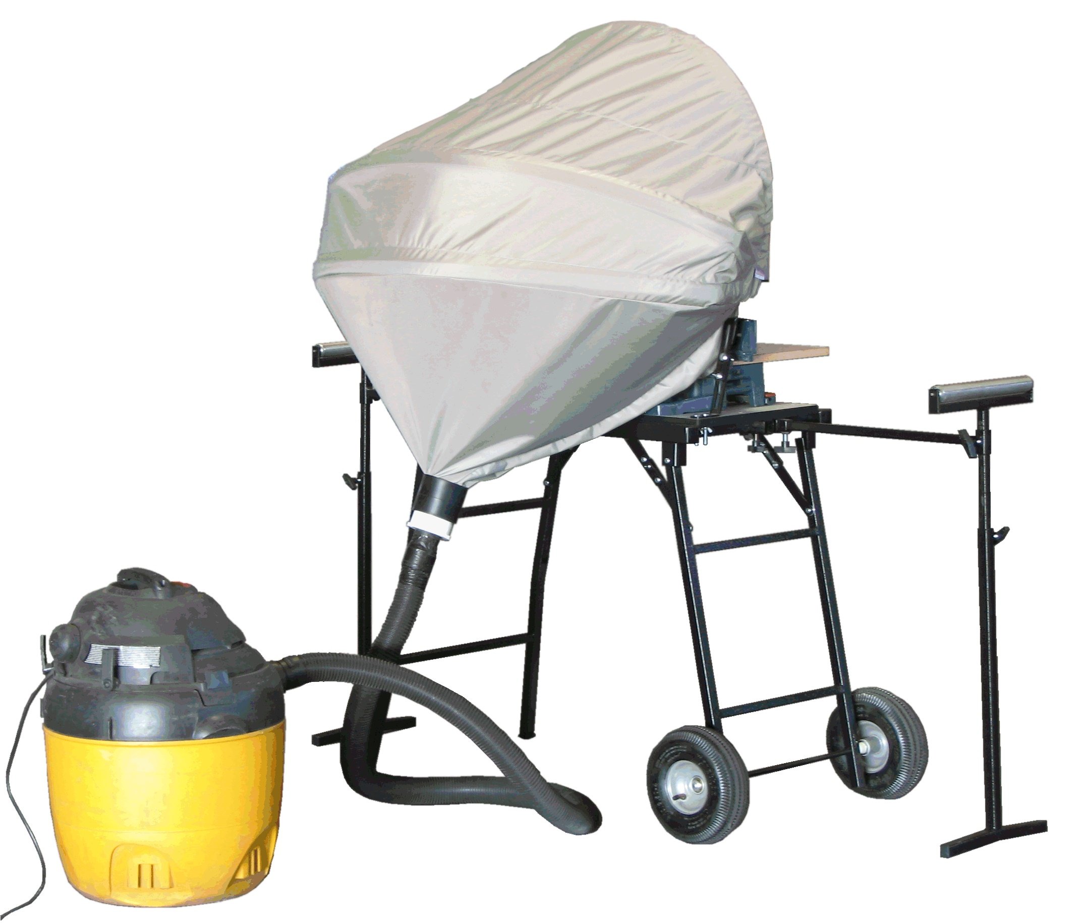 Rousseau 5000L Lighted Dust Solution For Miter Saws, , Silver