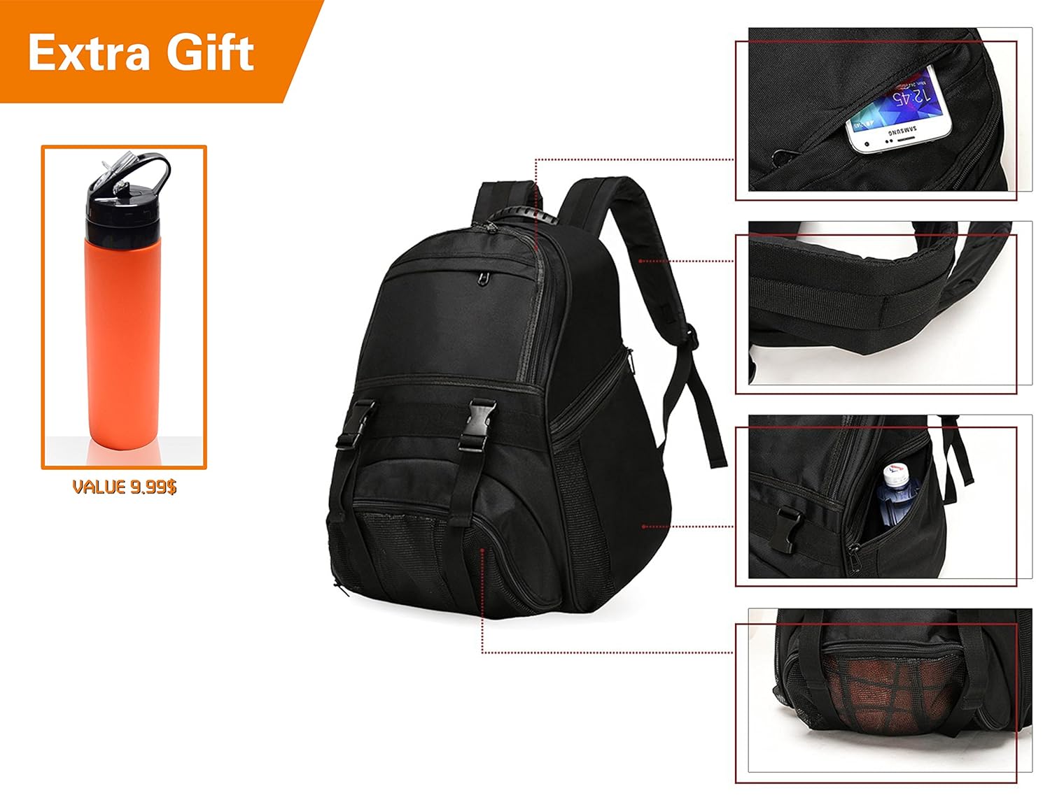 bagland basketball backpack