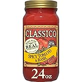 Classico Spicy Tomato & Basil Pasta Sauce, 24 oz Jar