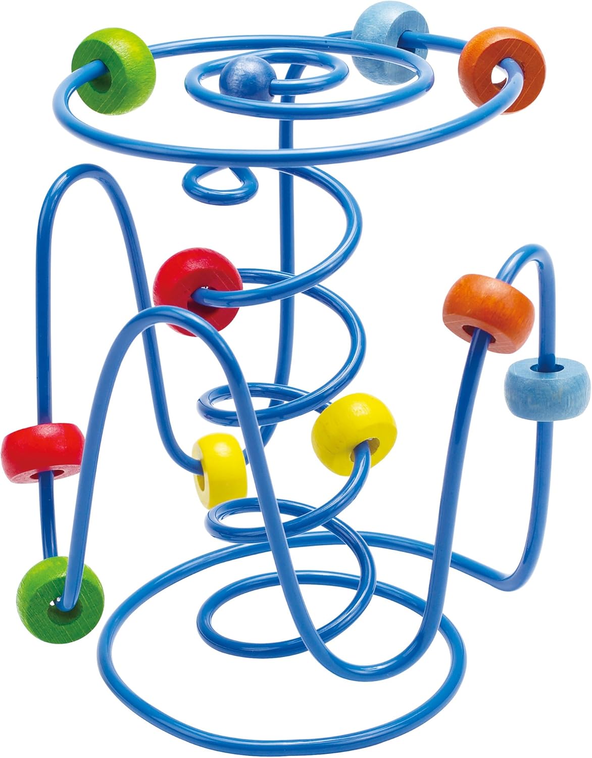 hape wooden bead maze