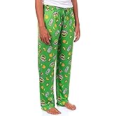 Sesame Street Pajama Pants Adult Oscar The Grouch Garbage Lounge Bottoms Loungewear
