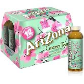 Arizona Green Tea with Ginseng and Honey - 16 Fl Oz (12 Pack)