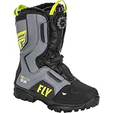 Fly Racing Marker BOA Snow Boot (Black/Grey/Hi-Vis, 9)