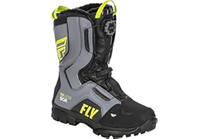 Fly Racing Marker BOA Snow Boot (Black/Grey/Hi-Vis, 12)