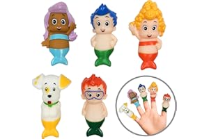 Nickelodeon Bubble Guppies Finger Puppets - Party Favors, Educational, Bath Toys