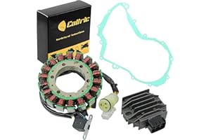 Caltric Stator & Regulator Rectifier W/Gasket Compatible With Yamaha Big Bear 400 Yfm400 2002-2012