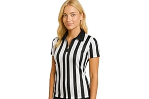 Murray Sporting Goods Women's Collared Referee Shirt | Women's Officials Jersey, Halloween Costume, or Waitress Uniform