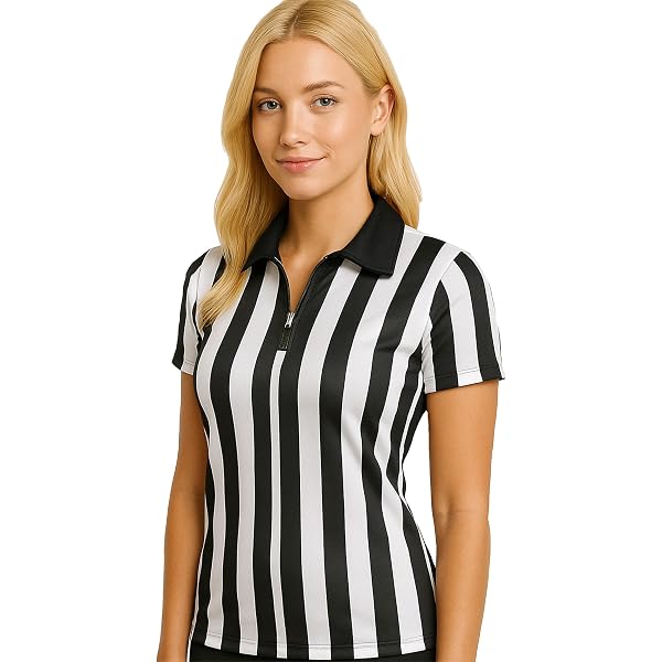 Amazon.com: ChinFun Men's Referee Shirt Collared Official Mens Ref