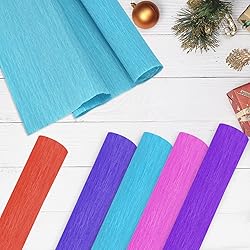 Crepe Paper Streamers 8 Rolls, 10 x 98Inch 8