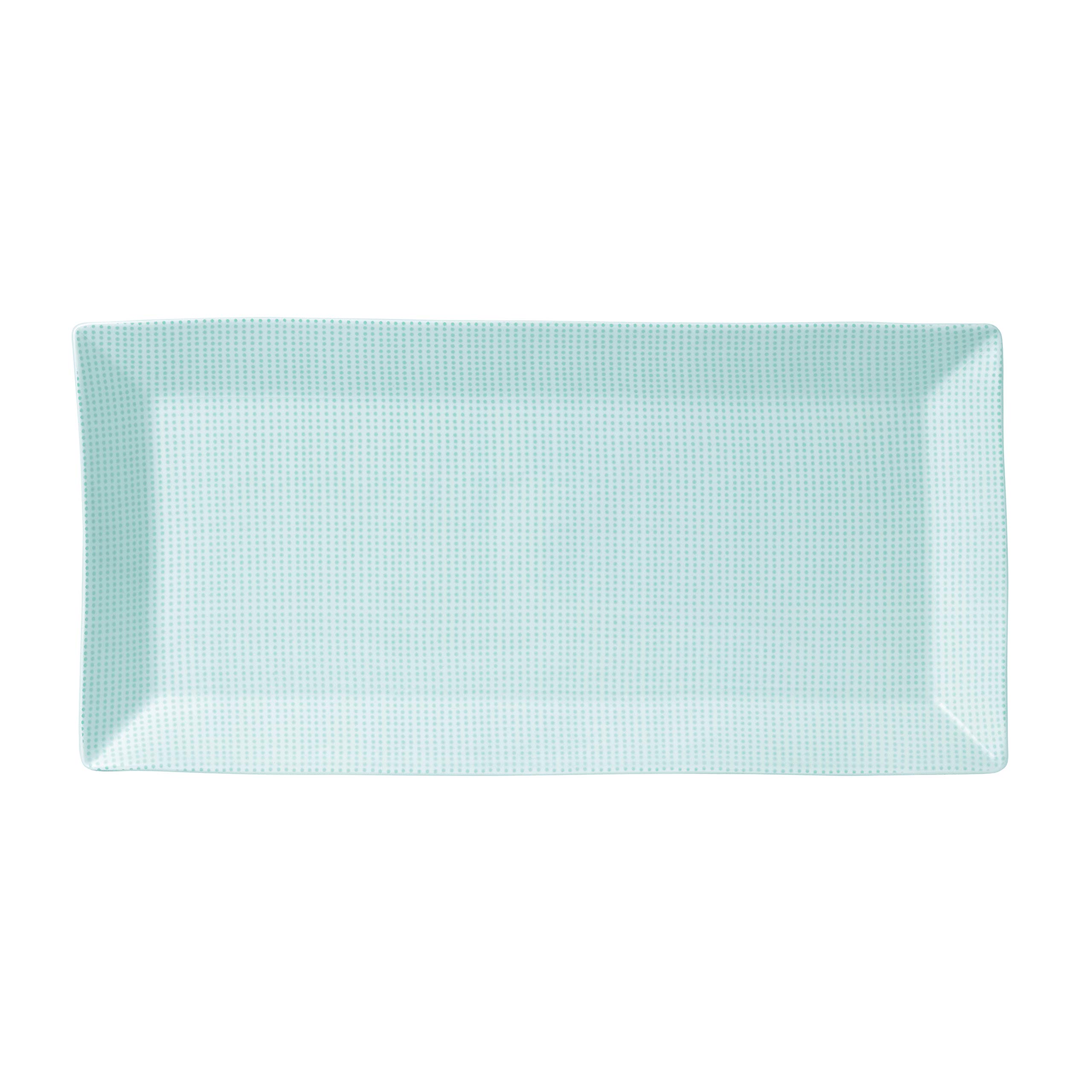 Royal Doulton Pacific 1052173 40cm Serving Tray Rect Dots, Mint, Porcelain