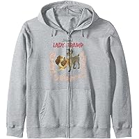 Amazon.com: Disney Lady And The Tramp Lady Simple Portrait Zip