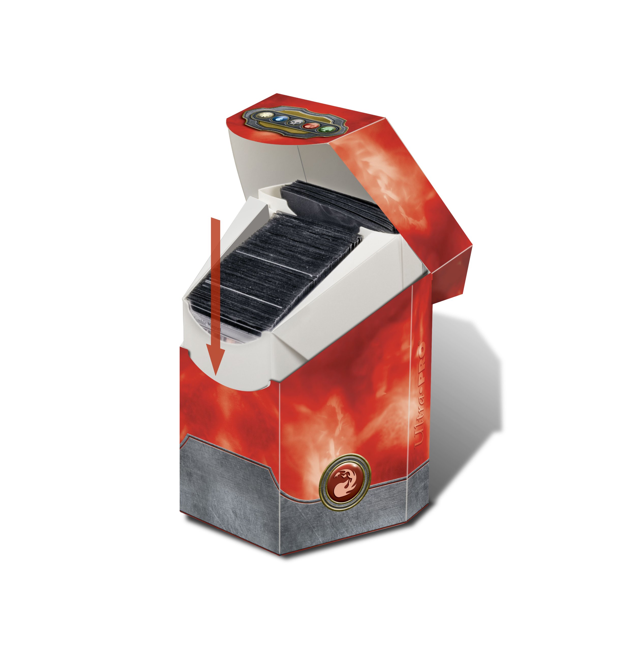 Ultra Pro Magic Commander Deck Box Mana Red