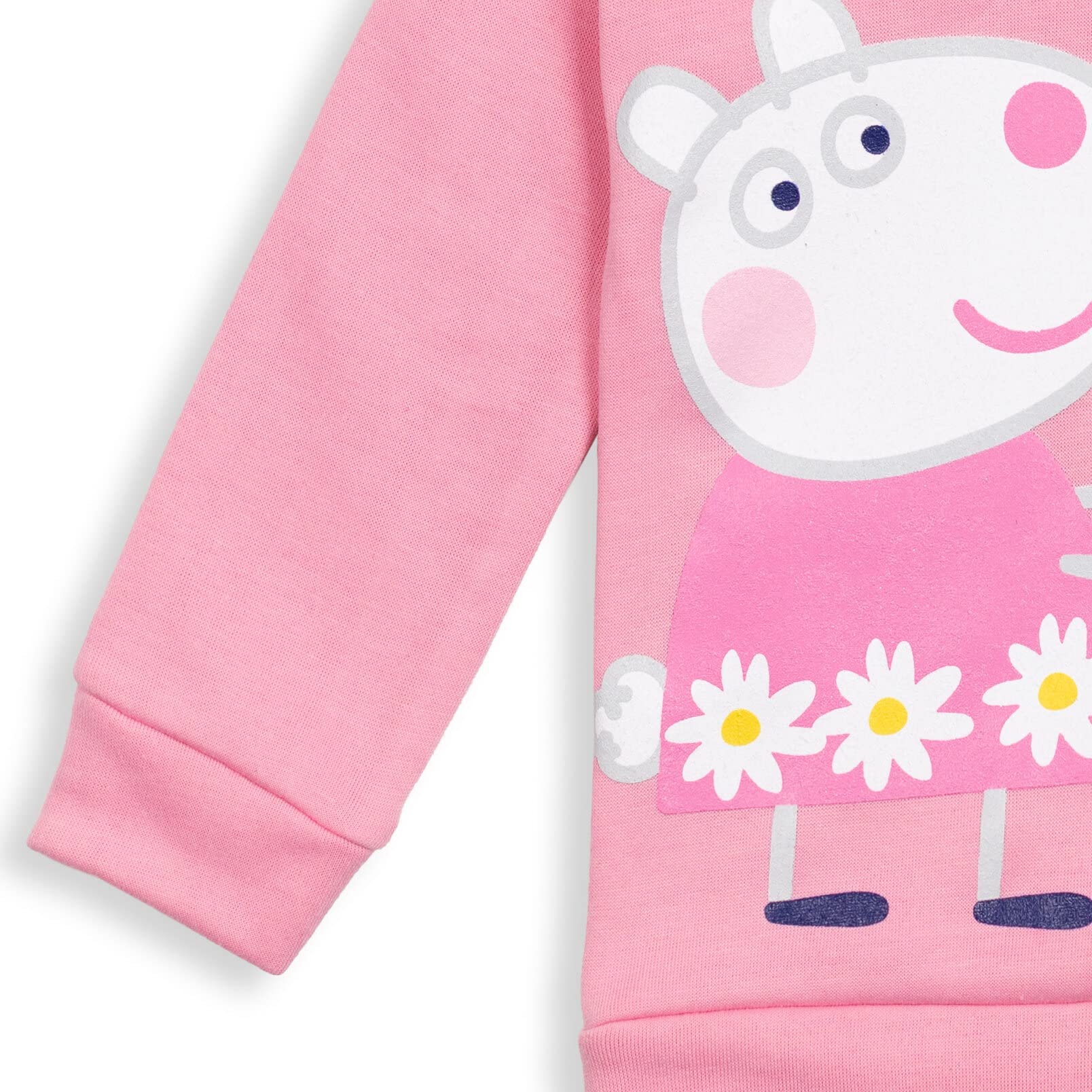 Peppa Pig Girls Pullover Fleece Hoodie and Leggings Outfit Set Toddler to Big Kid