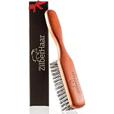 ZilberHaar Regular Beard Brush, Soft Boar Bristles, Men&rsquo;s Grooming | Soft boar bristles gently groom and smooth facial hair while helping distribute beard oils and balms evenly.