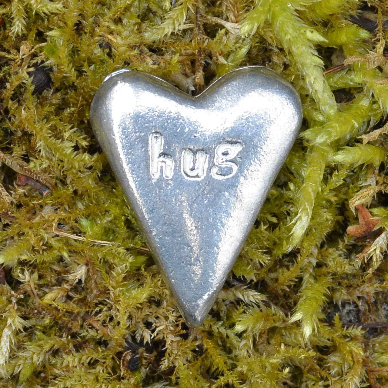 Pocket Hug Gift, Tiny Hug Token, Little Hug Keepsake, Thinking of You Gift, Handmade in Fine Pewter by William Sturt - Image 3