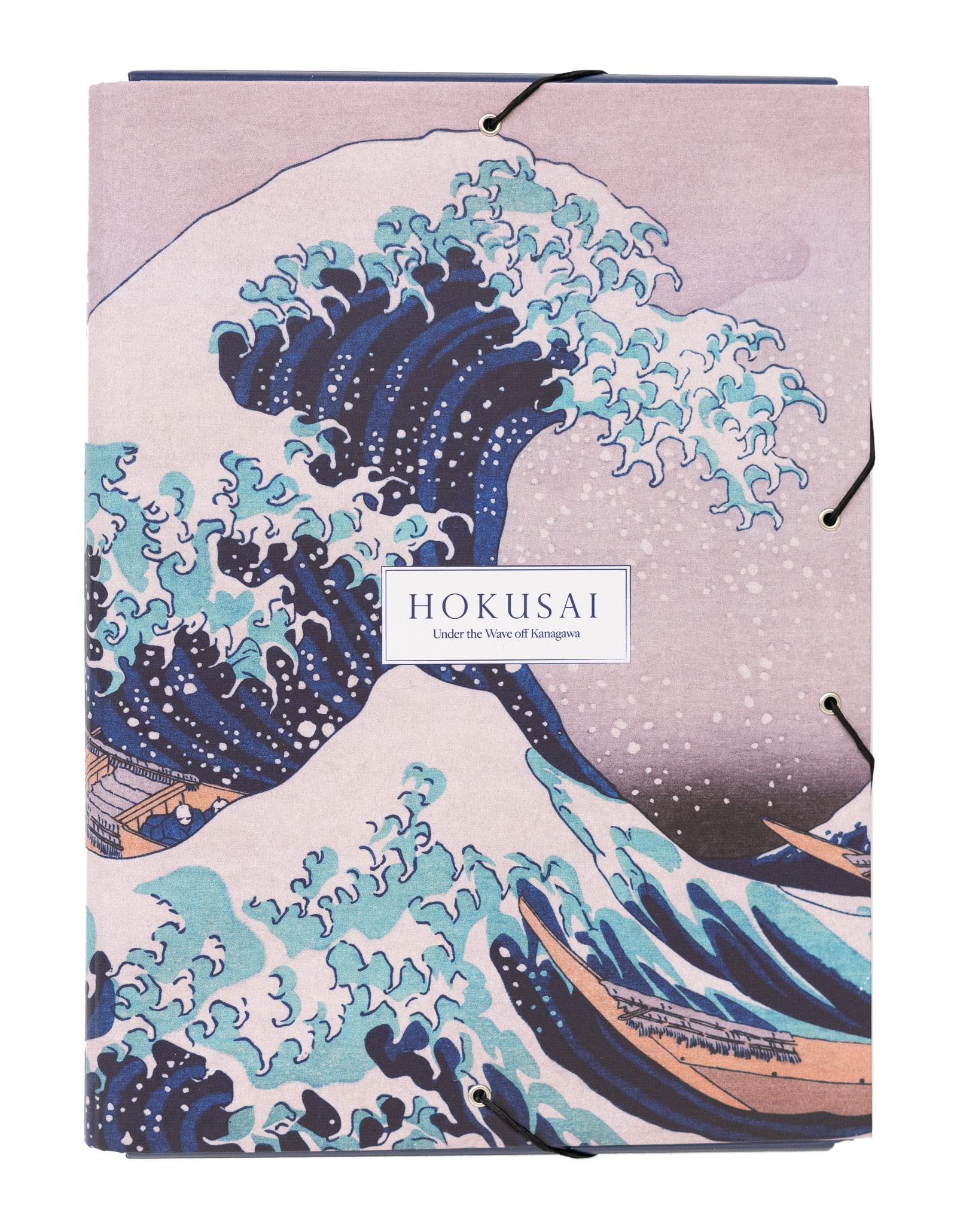 Grupo Erik A4 Folder - Hokusai The Great Wave Off Kanagawa | 3 Flap Document Folder 13.4 x 10 inches - 34 x 25.5 cm | Document Organiser, School Folders | Cute Stationery