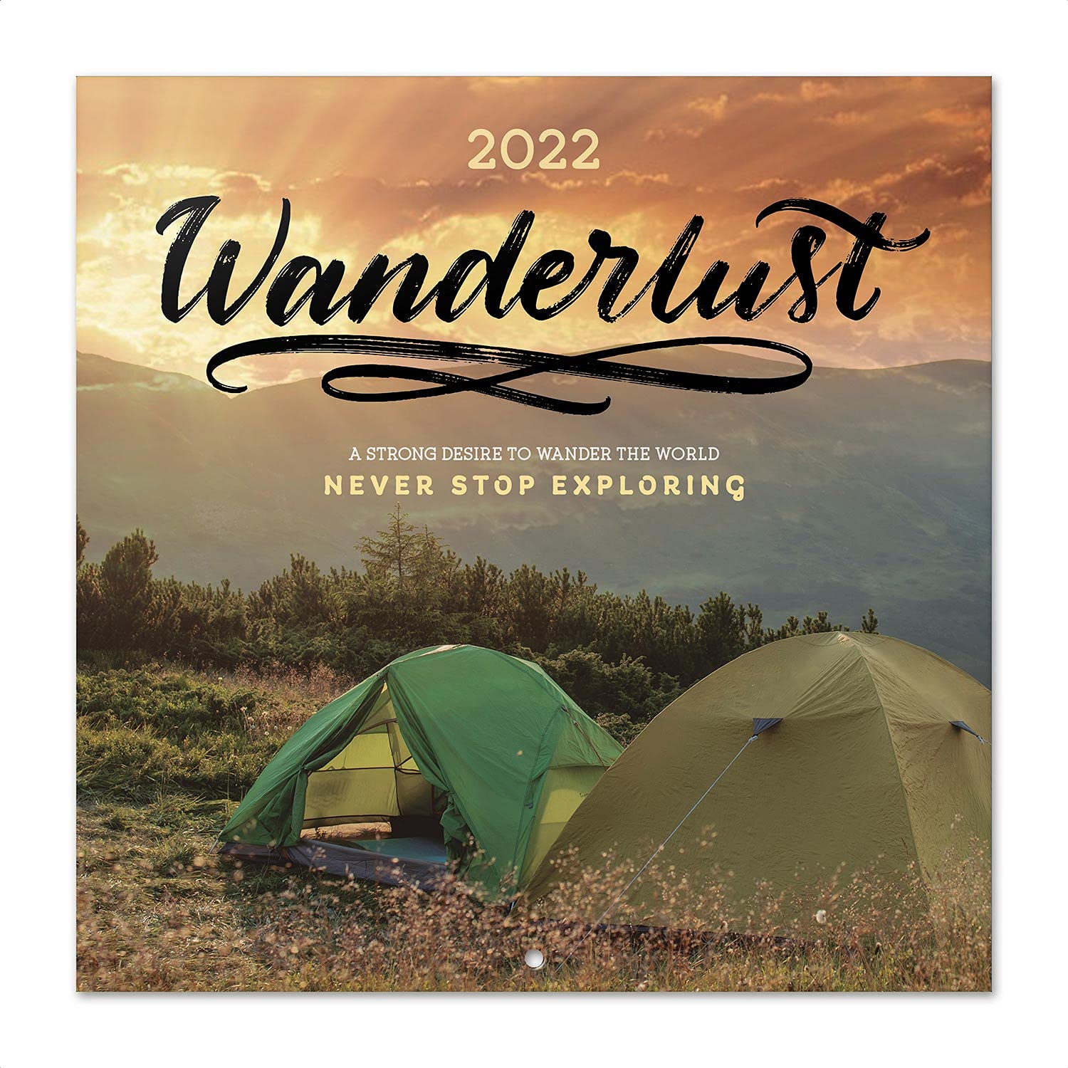 Grupo Erik: Official Wanderlust 2022 Wall Calendar, 2022 Calendar, 12' x 12' Square Wall Calendar 2022, Family Calendar 2022, Nature Calendar 2022, Travel Calendar