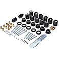 Daystar Body Lift Kit 1" (Replaces Factory Mounts, Includes Hardware & Radiator Core Supports) Compatible with/Replacement for 1997-2006 Jeep Wrangler TJ