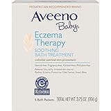 Aveeno Baby Eczema Therapy Soothing Bath Treatment for Relief of Dry, Itchy and Irritated Skin, Made with Soothing Natural Co