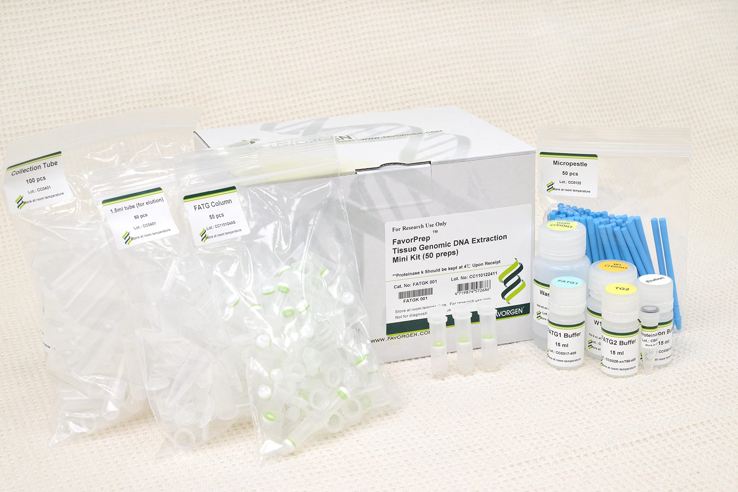 FavorPrep™ Tissue Genomic DNA Extraction Mini Kit