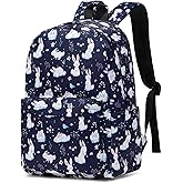 Yusudan Bunny School Backpack for Girls Women, Kids Teens School Bags College Bookbags Ladies Laptop Backpacks