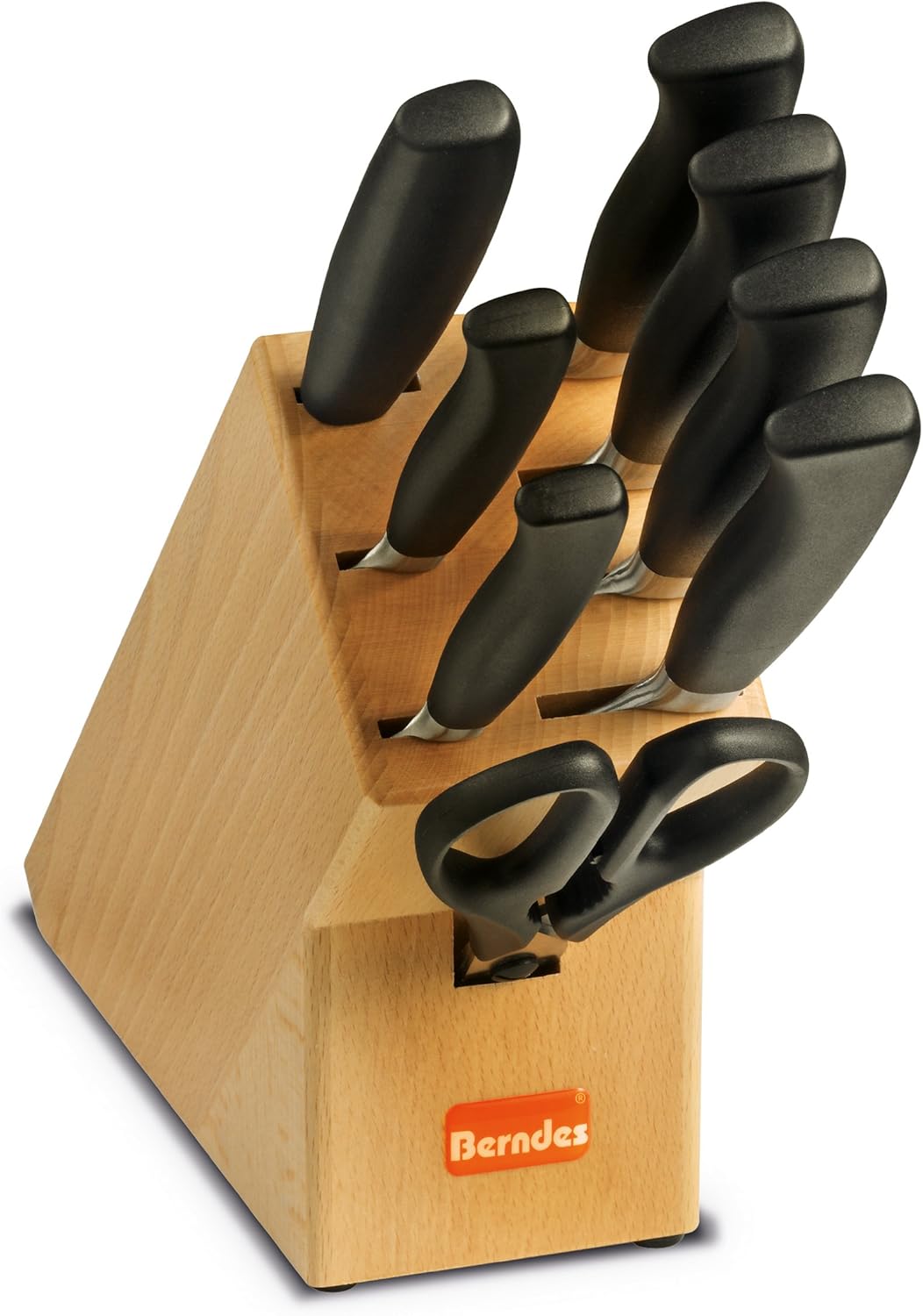Berndes 9560 MesserHolzblock 9teilig mit Schälmesser Berndes 9560 MesserHolzblock 9teilig mit Schälmesser