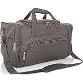DALIX Signature Travel or Gym Duffle Bag in (Black, Gray, Navy Blue Red)